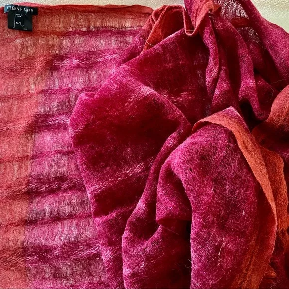 Eileen Fisher 100% wool Scarf! NWOT - Picture 3 of 5